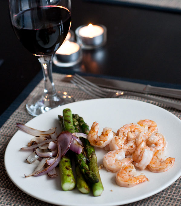 Shrimp + Asparagus = Healthy & Healthier!