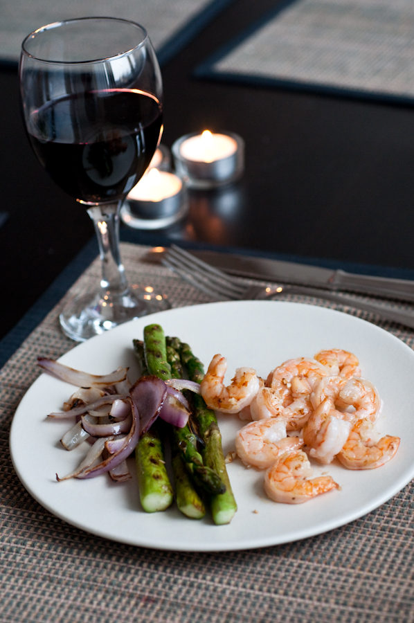 Shrimp + Asparagus = Healthy & Healthier!