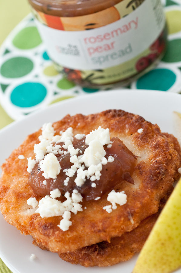 Arepas with Gracious Gourmet Rosemary Pear Spread