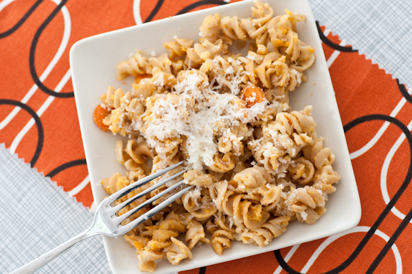 Roasted Sweet Potato Pasta Bake