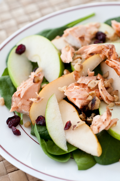 Salmon Salad with Sweet Accents