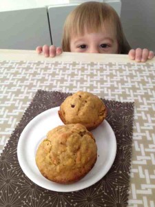 toddler wants healthy muffins