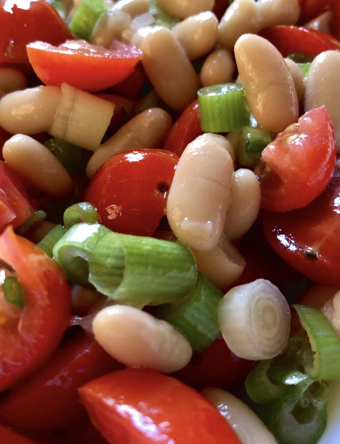 Tomato Cannellini Bean Salad